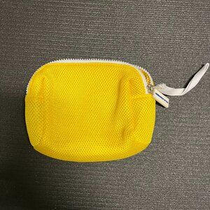 Supergoop Yellow Cosmetic Makeup Bag